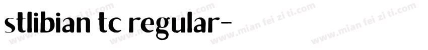 stlibian tc regular字体转换